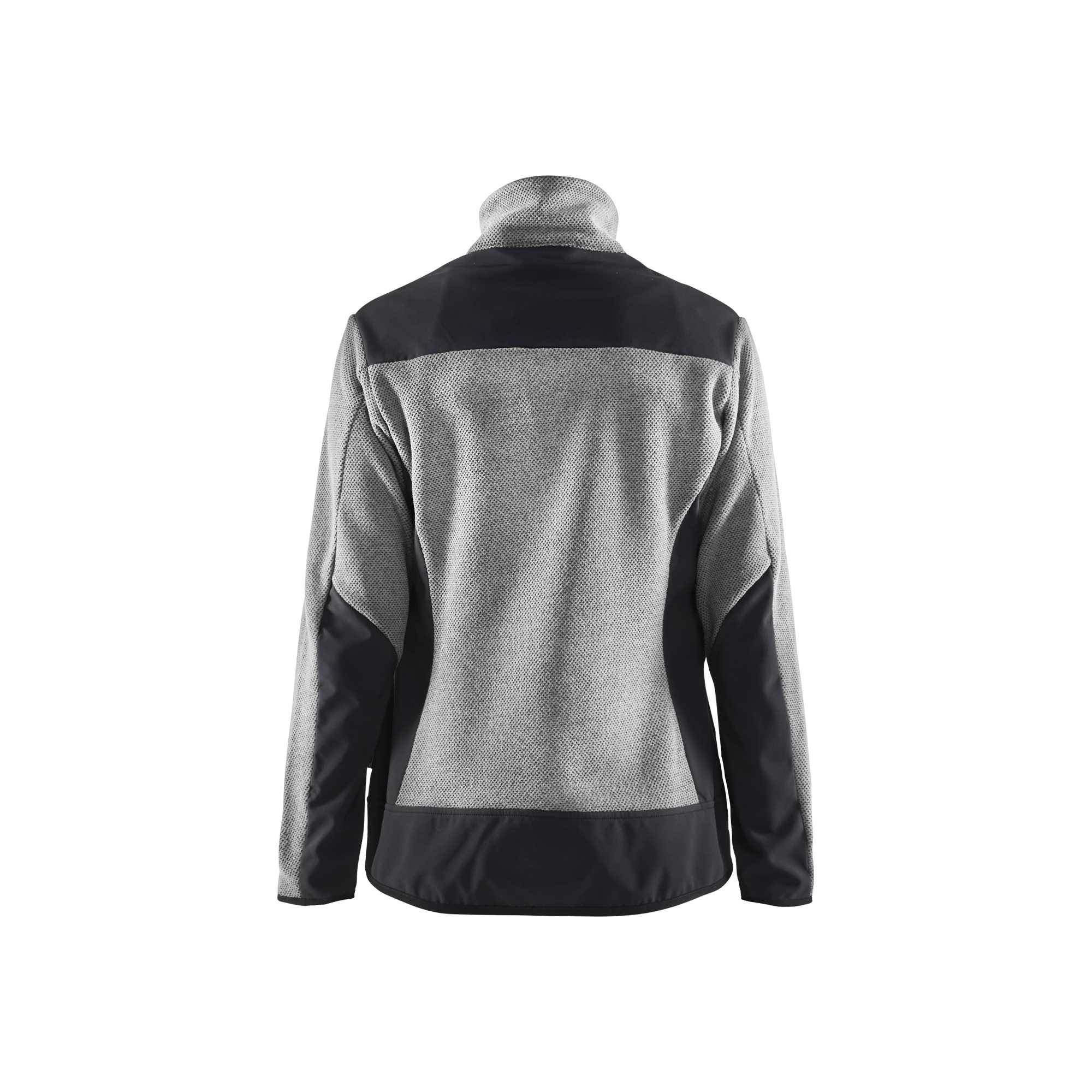 BLAKLADER 59432536 Women's Knitted Jacket with Softshell Work Jacket WOMEN - Stretch Fabric